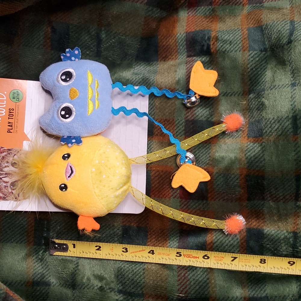 Yellow and Blue Cat Play Toys - Picture 5 of 7